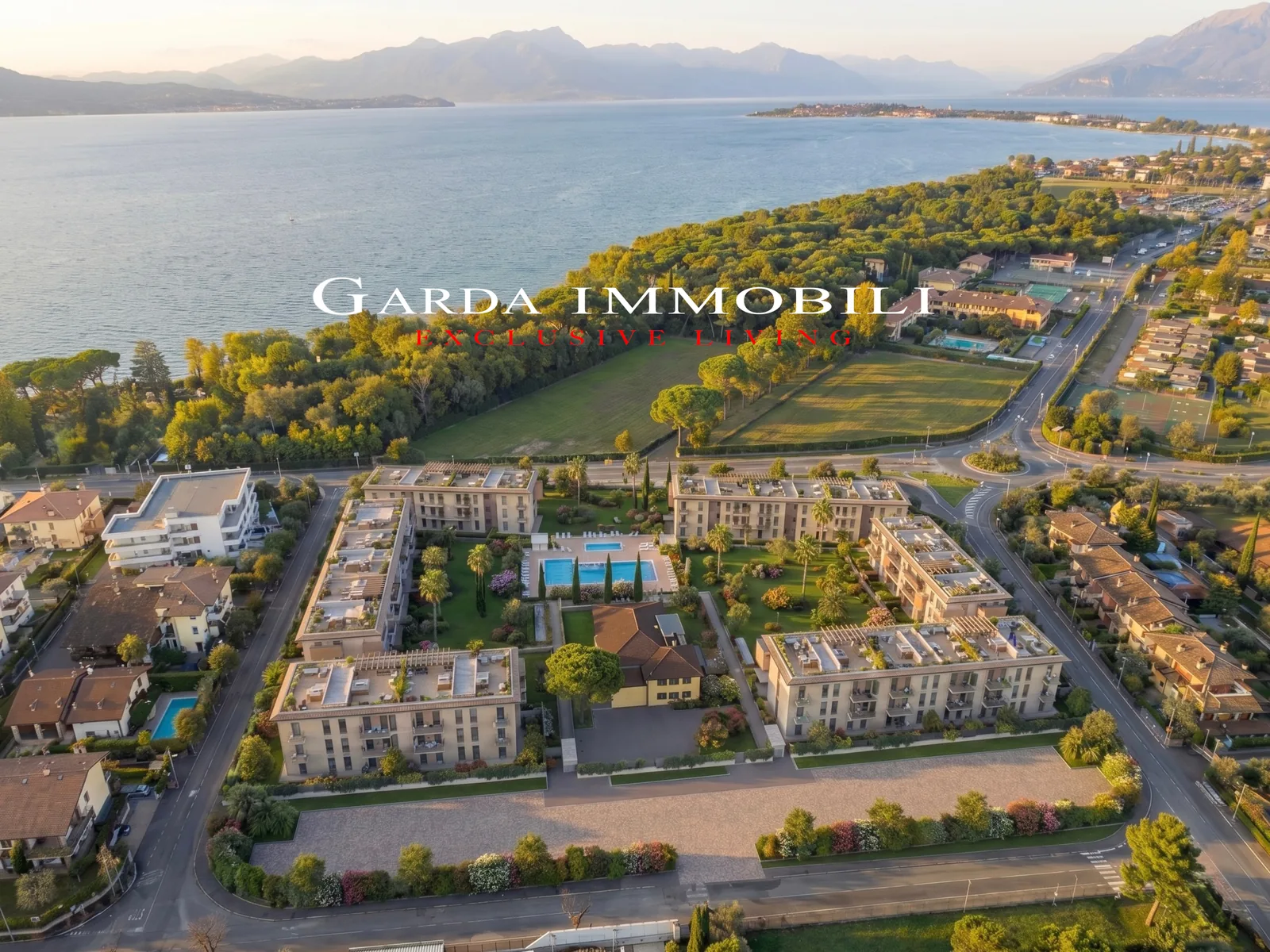 Residence Katya 2 — Aerial view with lake